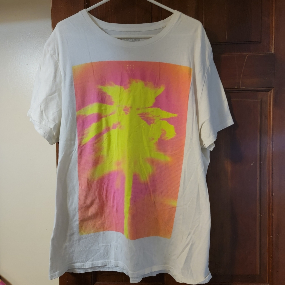 American Eagle Neon Graphic Tee
